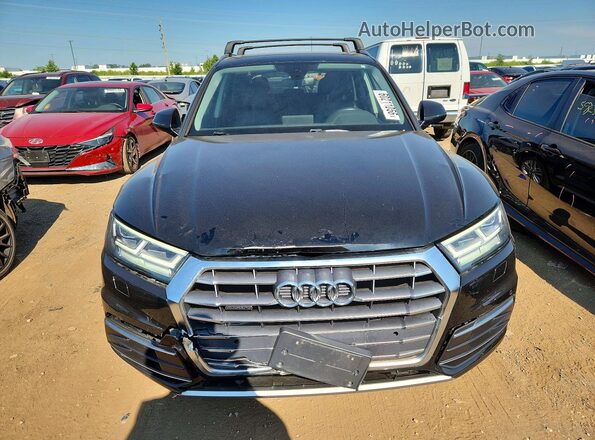 WA1BNAFYXJ2148394 2018 AUDI Q5 Black წინა ხედი