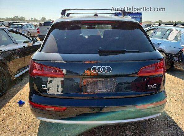 WA1BNAFYXJ2148394 2018 AUDI Q5 Black უკანა ხედი