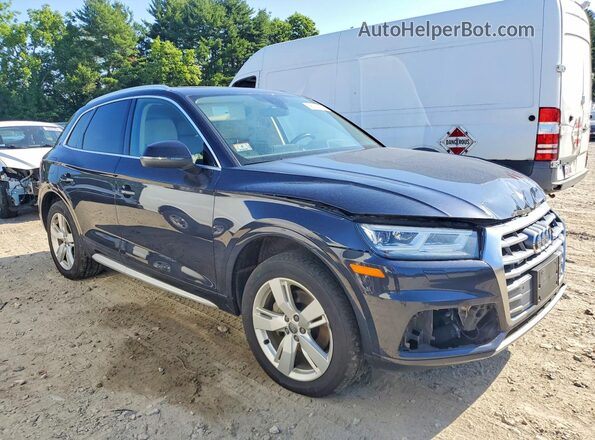 WA1BNAFYXK2046076 2019 AUDI Q5 Blue Delantero derecho