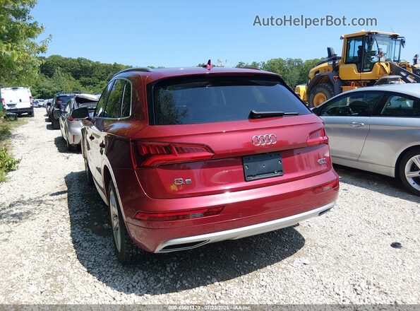 WA1BNBFY0J2088132 2018 AUDI Q5 Red Tył lewy