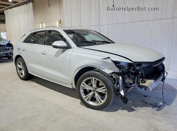 WA1BVAF16MD010377 2021 AUDI Q8 Белый Передняя правая четверть