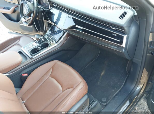 WA1BVAF17KD023670 2019 AUDI Q8 Gray Widok wnętrza z przodu