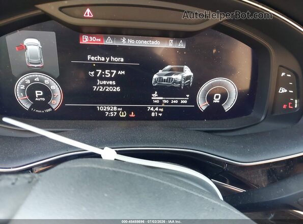 WA1BVAF17KD023670 2019 AUDI Q8 Gray 