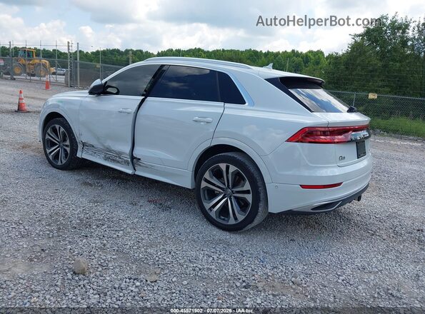 WA1BVAF18KD015528 2019 AUDI Q8 White Rear left