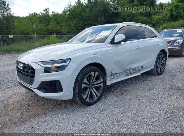 WA1BVAF18KD015528 2019 AUDI Q8 White Front left