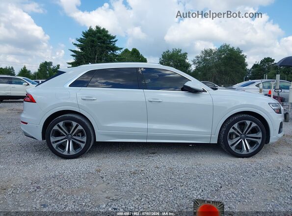 WA1BVAF18KD015528 2019 AUDI Q8 White Rear interior view