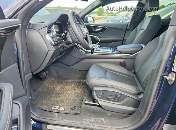 WA1BVBF1XSD034426 2025 AUDI Q8 Blue Vista interior delantera