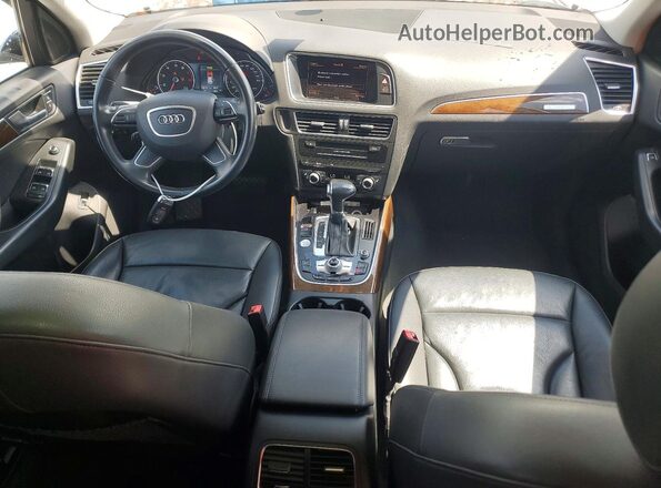 WA1C2AFP1HA065683 2017 AUDI Q5 White Առջևի վահանակի տեսք