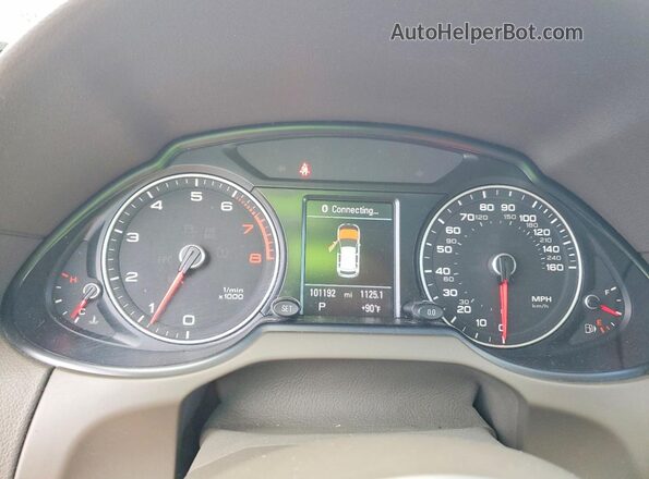WA1C2AFP3GA084959 2016 AUDI Q5 White Vista del cuadro de instrumentos