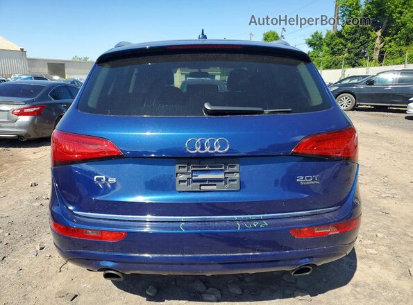 WA1C2AFP5GA034838 2016 AUDI Q5 Blue Rear view