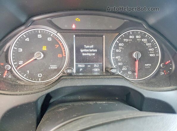 WA1C2AFP7HA078163 2017 AUDI Q5 Белый Вид щитка приборов
