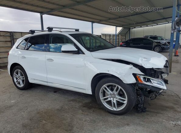 WA1C2AFP7HA078163 2017 AUDI Q5 Белый Передняя правая четверть