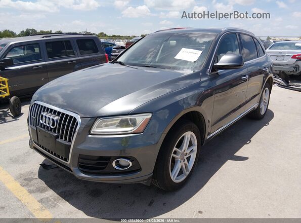 WA1C2AFP8GA137459 2016 AUDI Q5 Gray Առջևի ձախ երեք քառորդ տեսարան