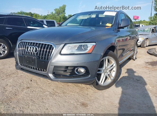 WA1C2AFP9HA097362 2017 AUDI Q5 Gray Առջևի ձախ երեք քառորդ տեսարան