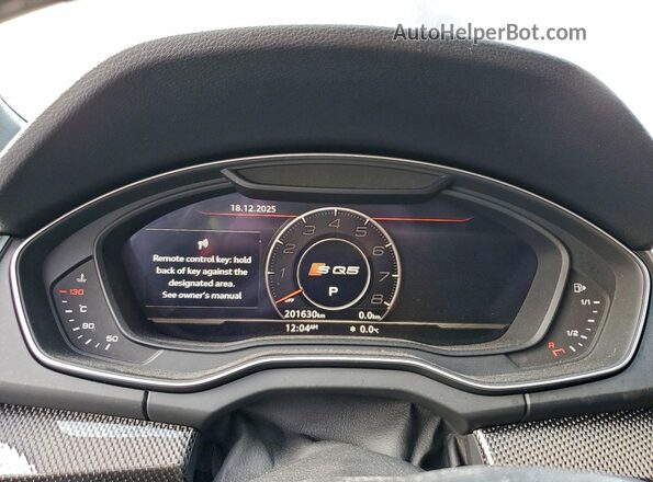 WA1C4AFY2J2149871 2018 AUDI SQ5 Черный Вид щитка приборов