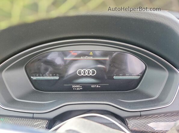 WA1C4AFY2P2036060 2023 AUDI SQ5 Blue Vista del cuadro de instrumentos