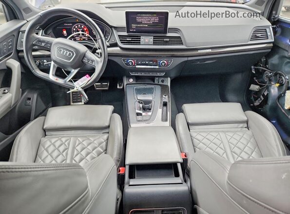 WA1C4AFY5J2145099 2018 AUDI SQ5 Blue Առջևի վահանակի տեսք