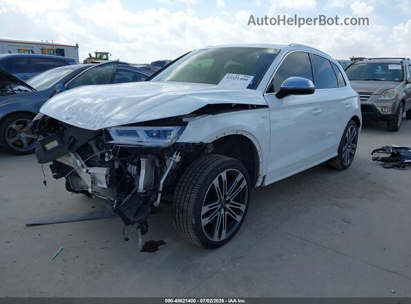 WA1C4AFY5J2223977 2018 AUDI SQ5 White Առջևի ձախ երեք քառորդ տեսարան