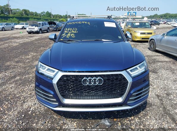 WA1C4AFY6J2041897 2018 AUDI SQ5 Blue Instrument cluster view