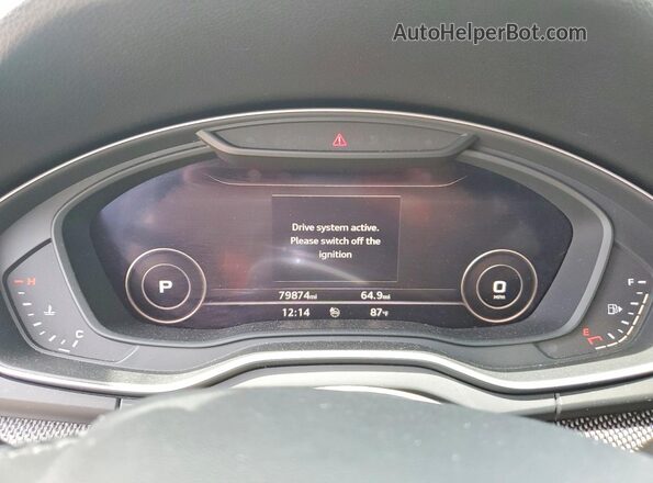 WA1C4AFY7J2052147 2018 AUDI SQ5 Серый Вид щитка приборов