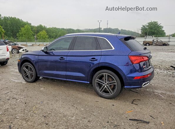 WA1C4AFY7J2074245 2018 AUDI SQ5 Синий Задняя левая четверть