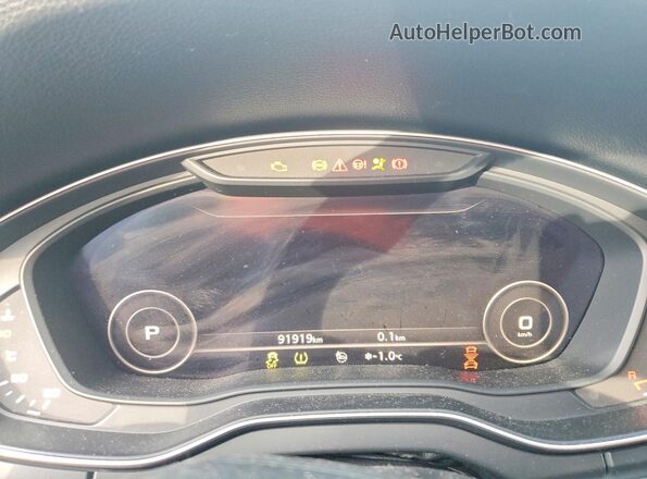 WA1C4AFY7J2144097 2018 AUDI SQ5 Угольный Вид щитка приборов