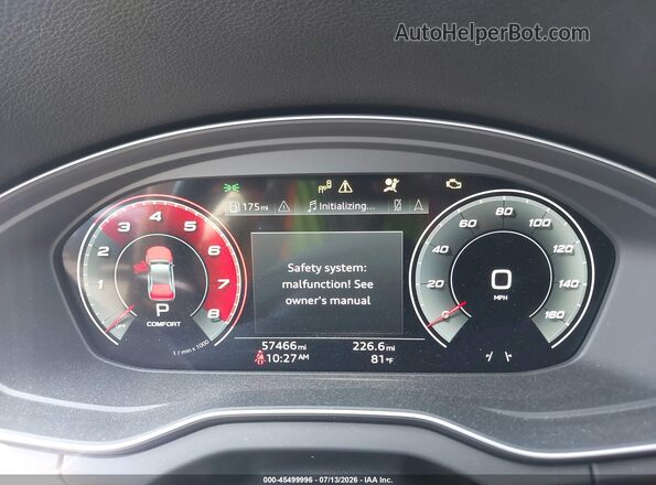 WA1C4BFY2M2066127 2021 AUDI SQ5 Gray Widok tylnych siedzeń