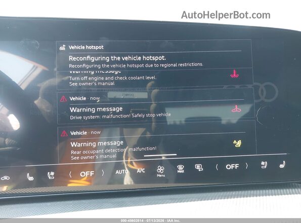 WA1C5AGU3S2096138 2025 AUDI ALL Gray Widok tylnych siedzeń