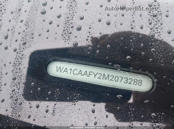 WA1CAAFY2M2073288 2021 AUDI Q5 Black 