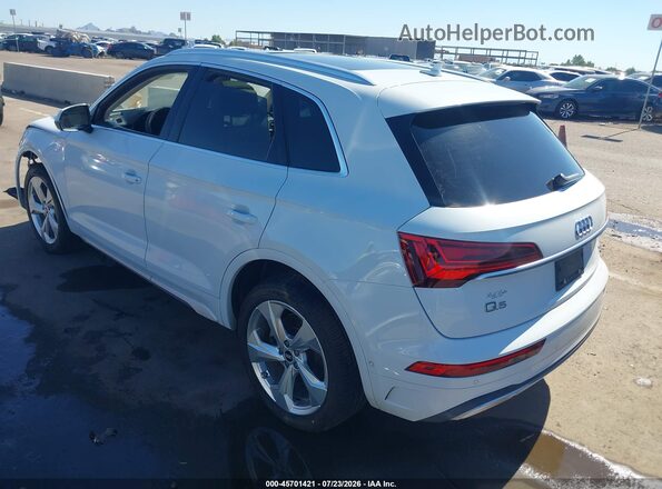WA1CAAFYXM2014604 2021 AUDI Q5 White Հետևի ձախ