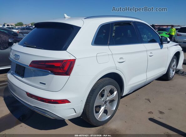 WA1CAAFYXM2014604 2021 AUDI Q5 White Հետևի աջ