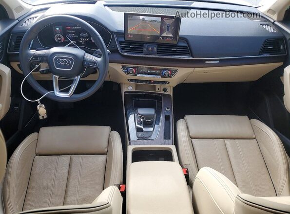 WA1CABFY5M2011292 2021 AUDI Q5 White Առջևի վահանակի տեսք