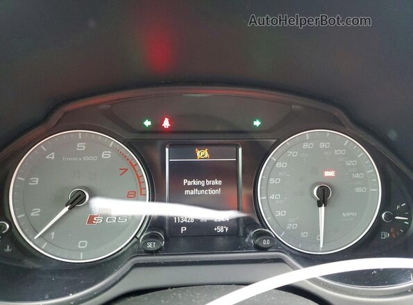 WA1CCAFP1GA013403 2016 AUDI SQ5 Black Вид щитка приладів
