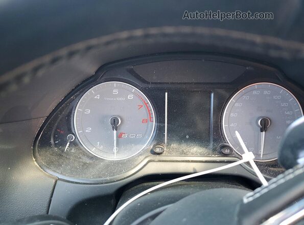 WA1CCAFP8GA022471 2016 AUDI SQ5 Silver Instrument cluster view