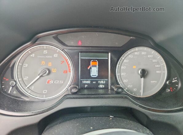 WA1CCAFP8GA034247 2016 AUDI SQ5 Gray Instrument cluster view