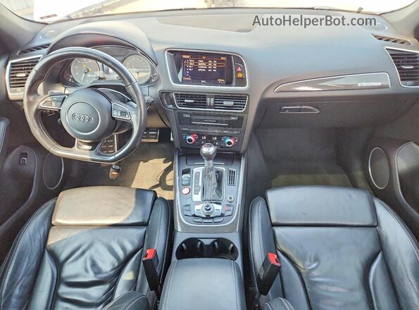 WA1CCAFPXGA150565 2016 AUDI SQ5 White Dashboard view