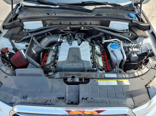 WA1CCAFPXGA150565 2016 AUDI SQ5 White Engine compartment view