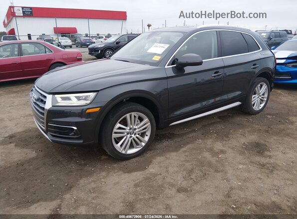 WA1CNAFY0J2079865 2018 AUDI Q5 Gray წინა მარცხენა ხედი სამი მეოთხედიდან