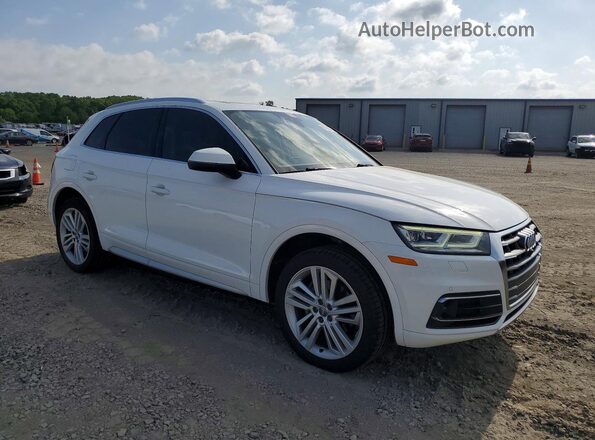 WA1CNAFY2J2200136 2018 AUDI Q5 White Front right