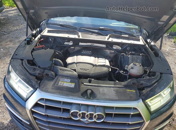 WA1CNAFY3J2016680 2018 AUDI Q5 Синий Вид подкапотного пространства