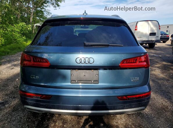 WA1CNAFY3J2016680 2018 AUDI Q5 Синий Вид сзади