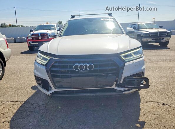 WA1CNAFY3K2017698 2019 AUDI Q5 White წინა ხედი