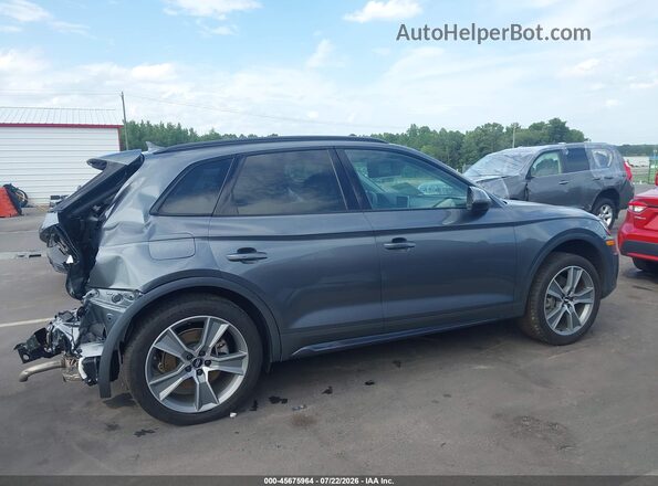 WA1CNAFY4L2097448 2020 AUDI Q5 Gray Rear interior view