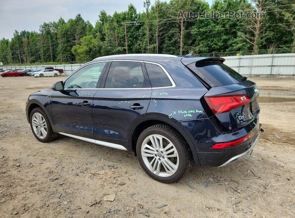 WA1CNAFY5K2055885 2019 AUDI Q5 Blue Trasero izquierdo