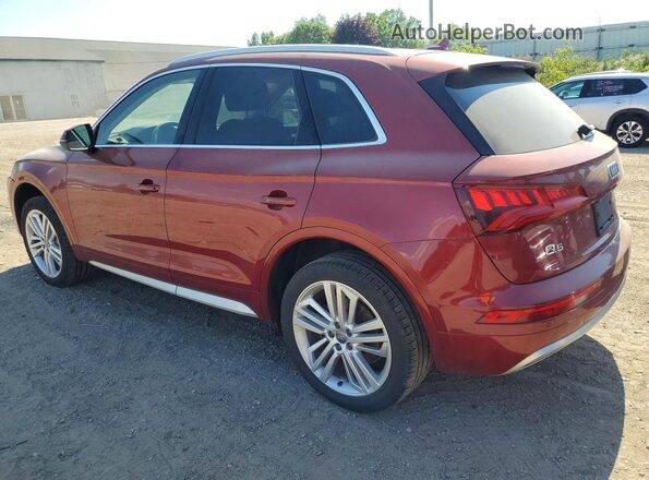 WA1CNAFY6J2248657 2018 AUDI Q5 Red Trasero izquierdo