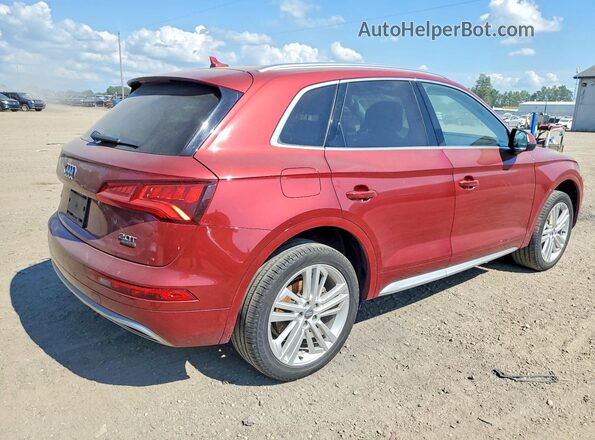 WA1CNAFY6J2248657 2018 AUDI Q5 Red Trasero derecho