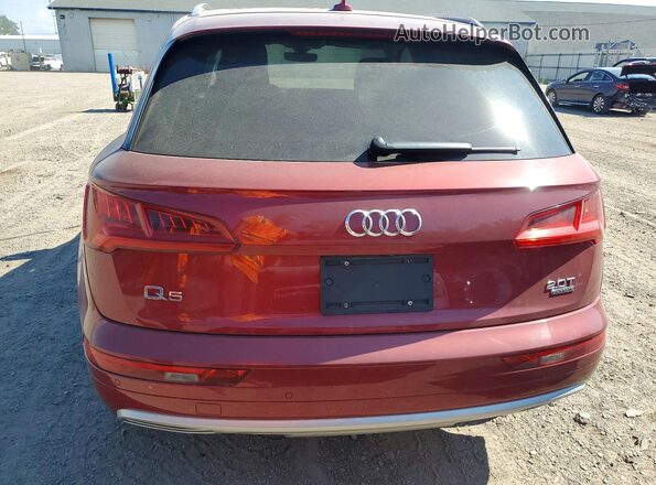 WA1CNAFY6J2248657 2018 AUDI Q5 Red Vista trasera