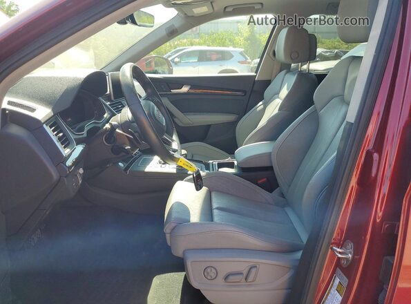 WA1CNAFY6J2248657 2018 AUDI Q5 Red Vista interior delantera