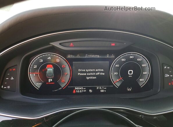 WA1CVAF16KD012146 2019 AUDI Q8 Серый Вид щитка приборов
