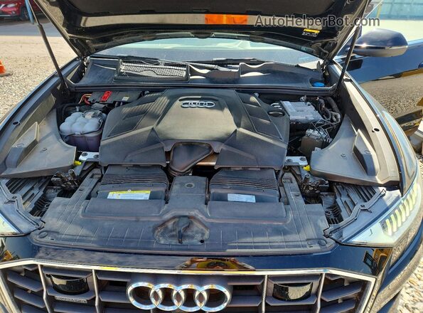 WA1CVAF17KD015296 2019 AUDI Q8 Black ძრავის განყოფილების ხედი